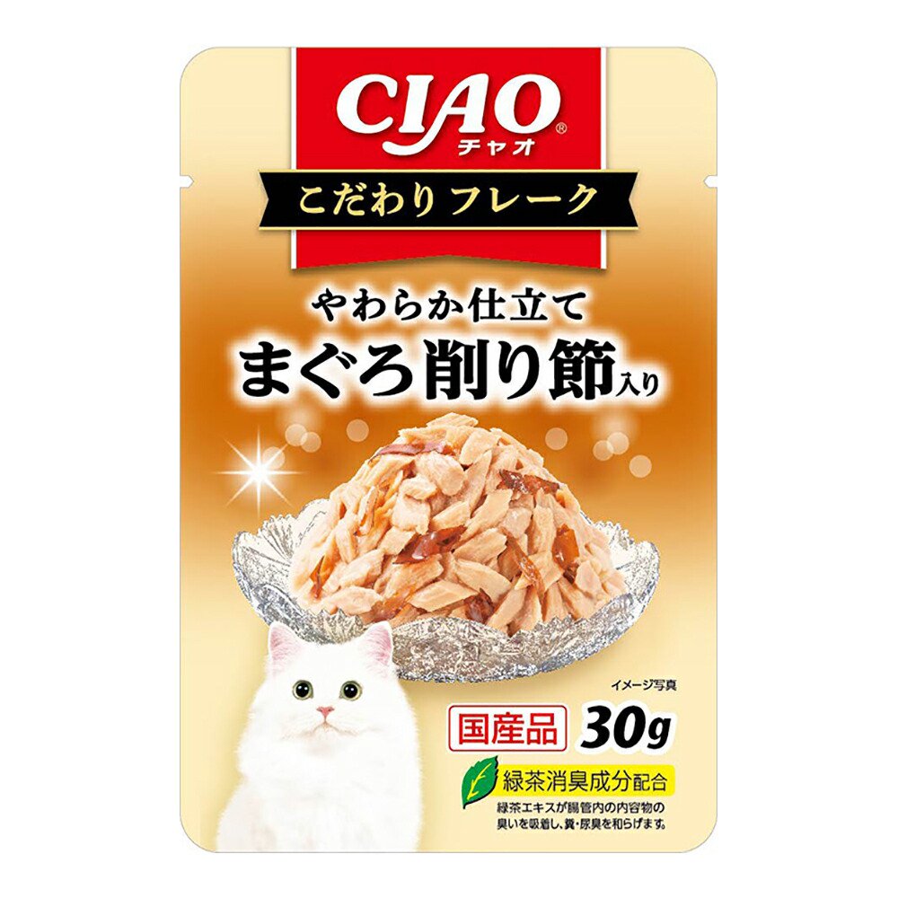 いなば　ＣＩＡＯ　チャオ　こだわりフレークまぐろ　削り節入り　３０ｇX９６　ＣＲＣ35―20―20―10―10