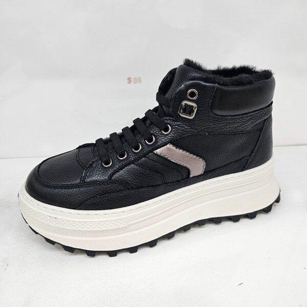 女性用 履きやすい5cm軽量バンディング紐 カジュアルファーアンクル YACWBS608_JK