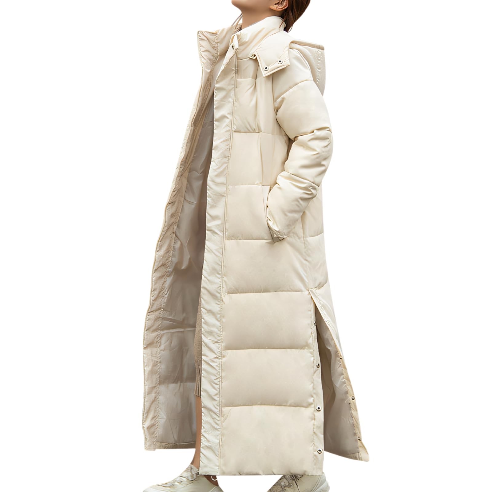 [Ｋａｙｉｙａｓｕ] ダウンコート レディース 中綿ジャケット フード付き ショート丈 アウター 秋冬 防寒 暖かい 厚手 ゆったり 韓国風 可愛い カジュアル 通勤 通学