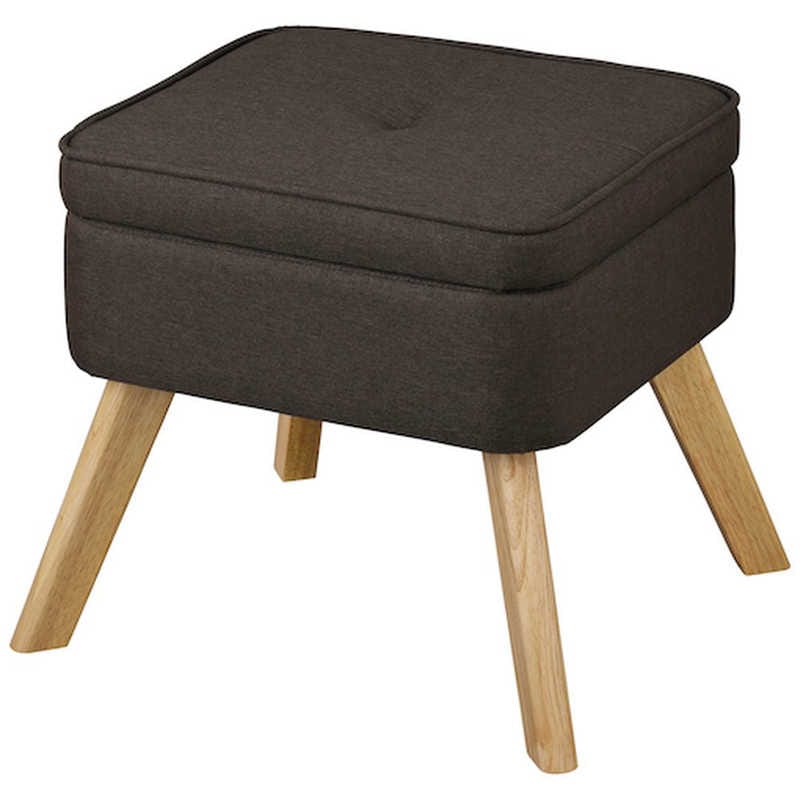 アイリスオーヤマ　IRIS OHYAMA　IRIS 102076 収納付きオットマン ブラウン　FACOTBR