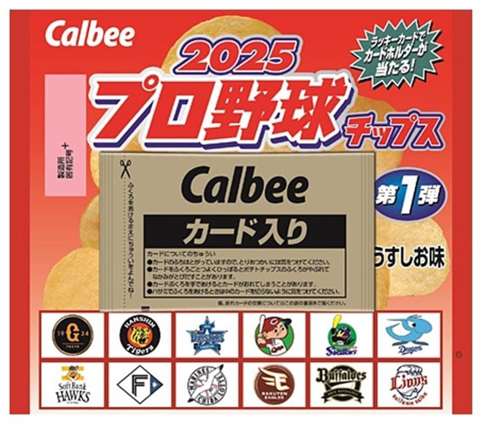カルビー プロ野球チップス 2025 22g×24袋×6箱