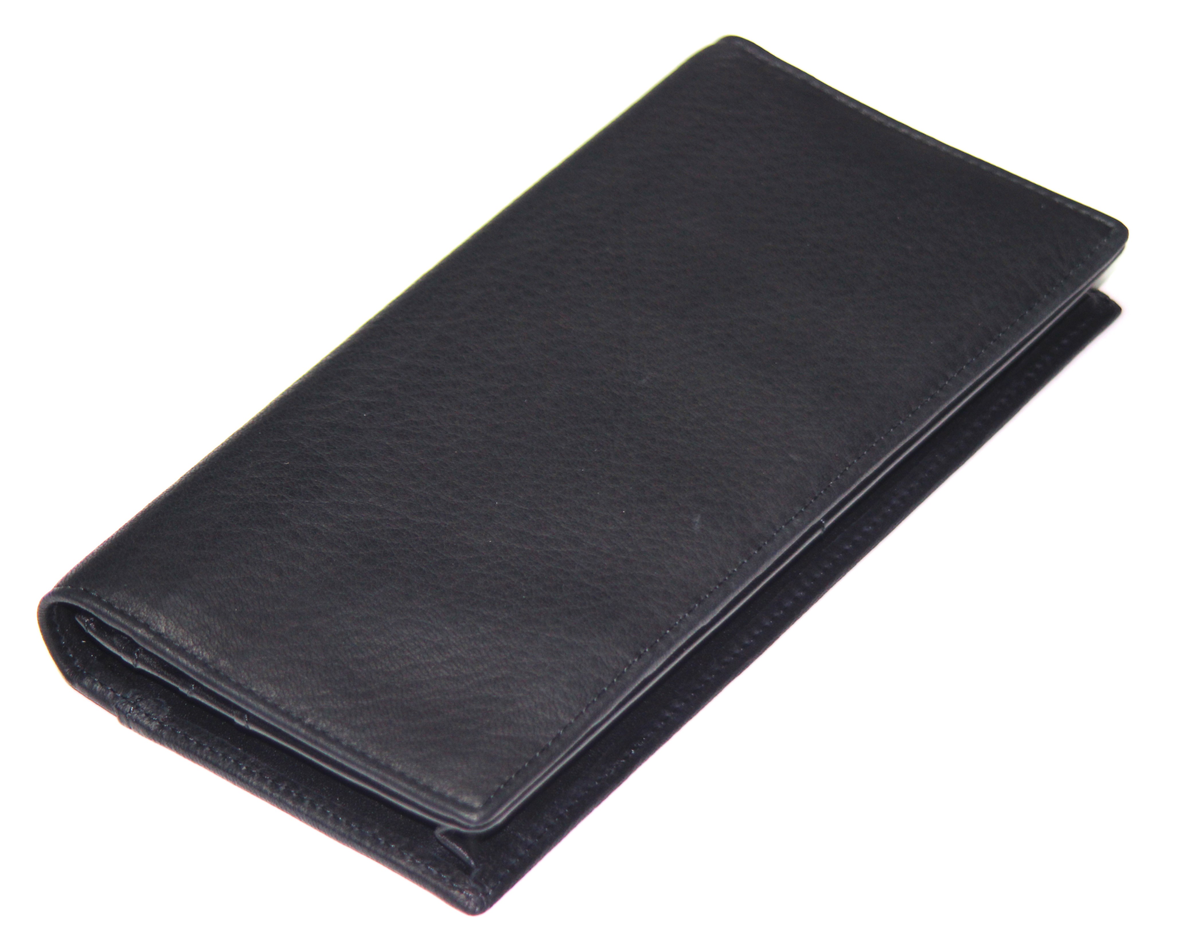 【新規OPEN】【期間限定セール】【激安】【新品未使用】本ディアスキン　鹿革　牛革　日本製　男女兼用　総マチ　ロングウォレット　TK-DSLW　黒