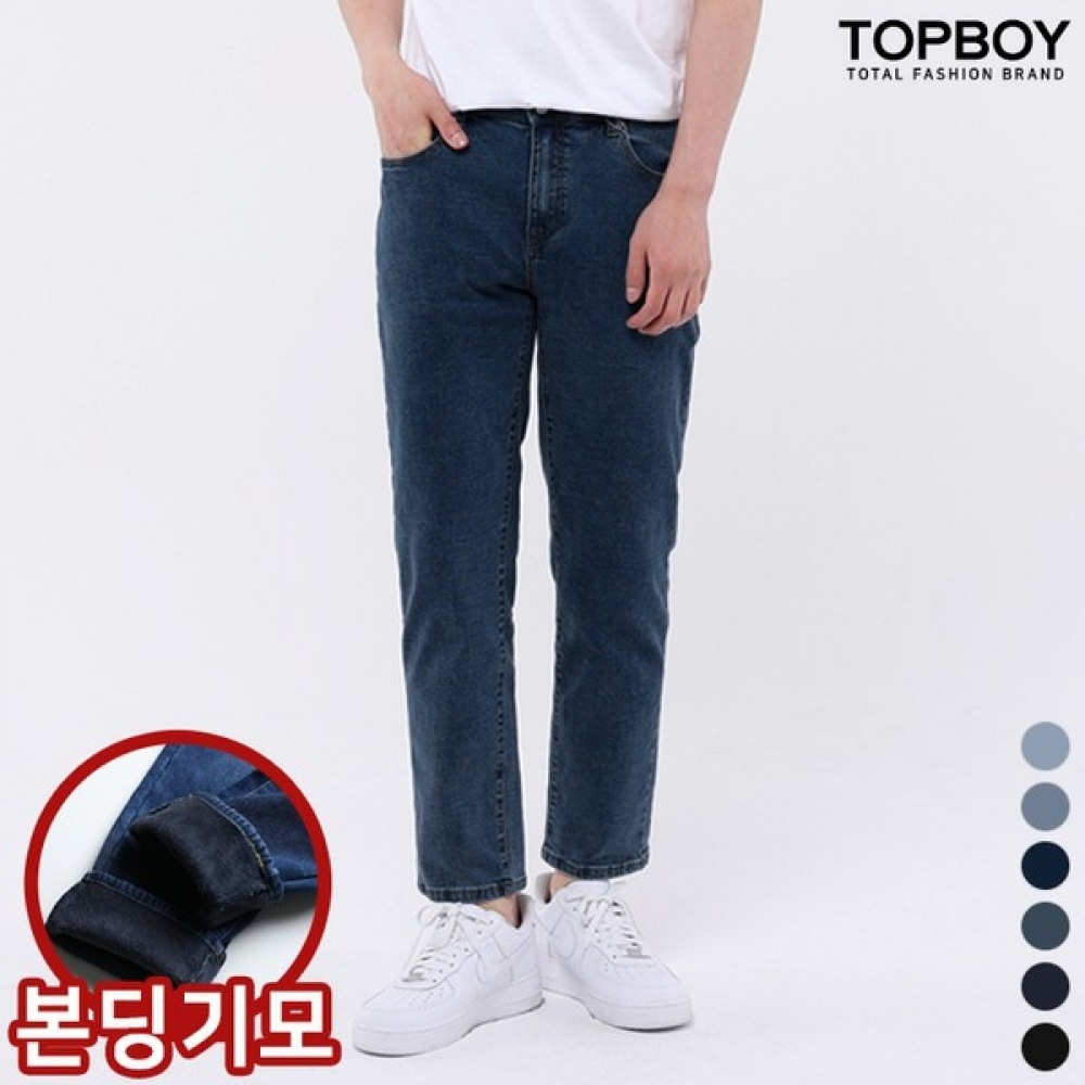 (TOPBOY) ボンデッド起毛スパンバンディングデニムパンツ (SA006) 5,437円