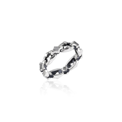 【SCUDO】 SRN.D15 Dolphin ring [stone] 正規品