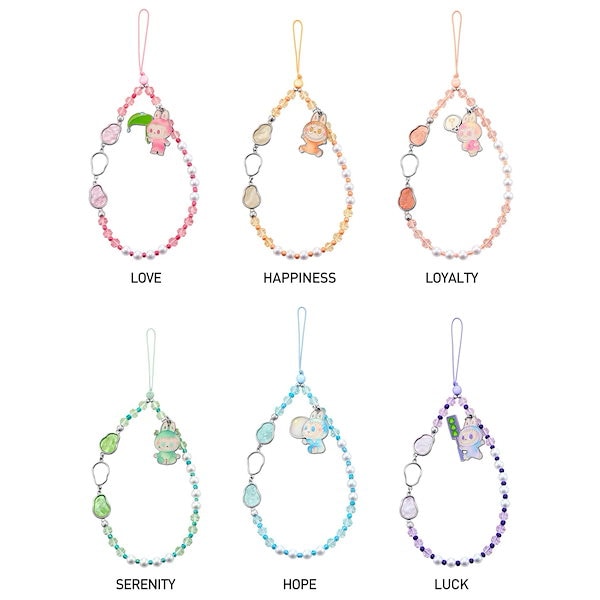 POP MART Labubu ラブブ　ストラップ Qoo10] LABUBU 公式正規品POP MART LABUBU