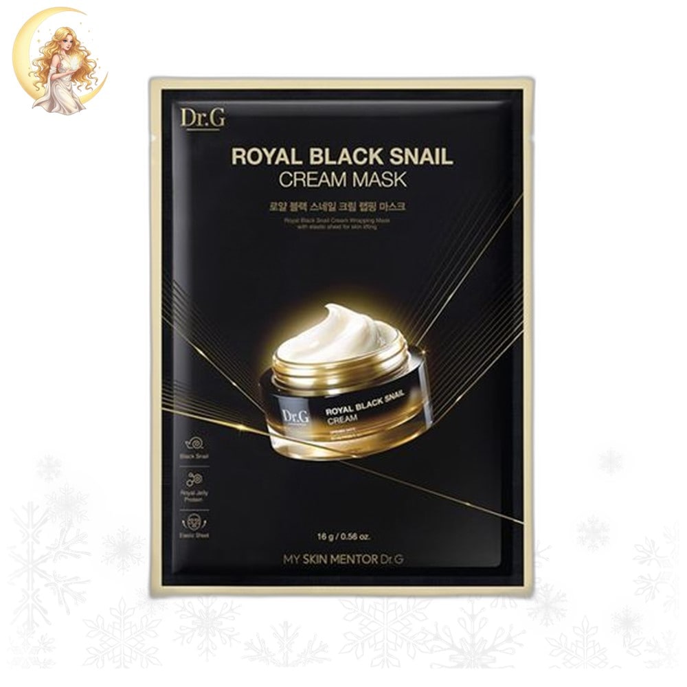 ロイヤル ブラックスネイル クリームマスク 5枚 [栄養+ハリ+ツヤ肌]