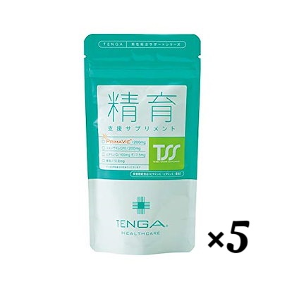 TENGA(テンガ) シードイン 5個入+精育支援サプリメント 120粒入 セット