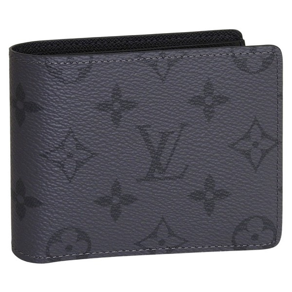 ルイヴィトン 財布 メンズ 二つ折り財布 グレー モノグラムエクリプス ポルトフォイユスレンダー M80906 LOUIS VUITTON