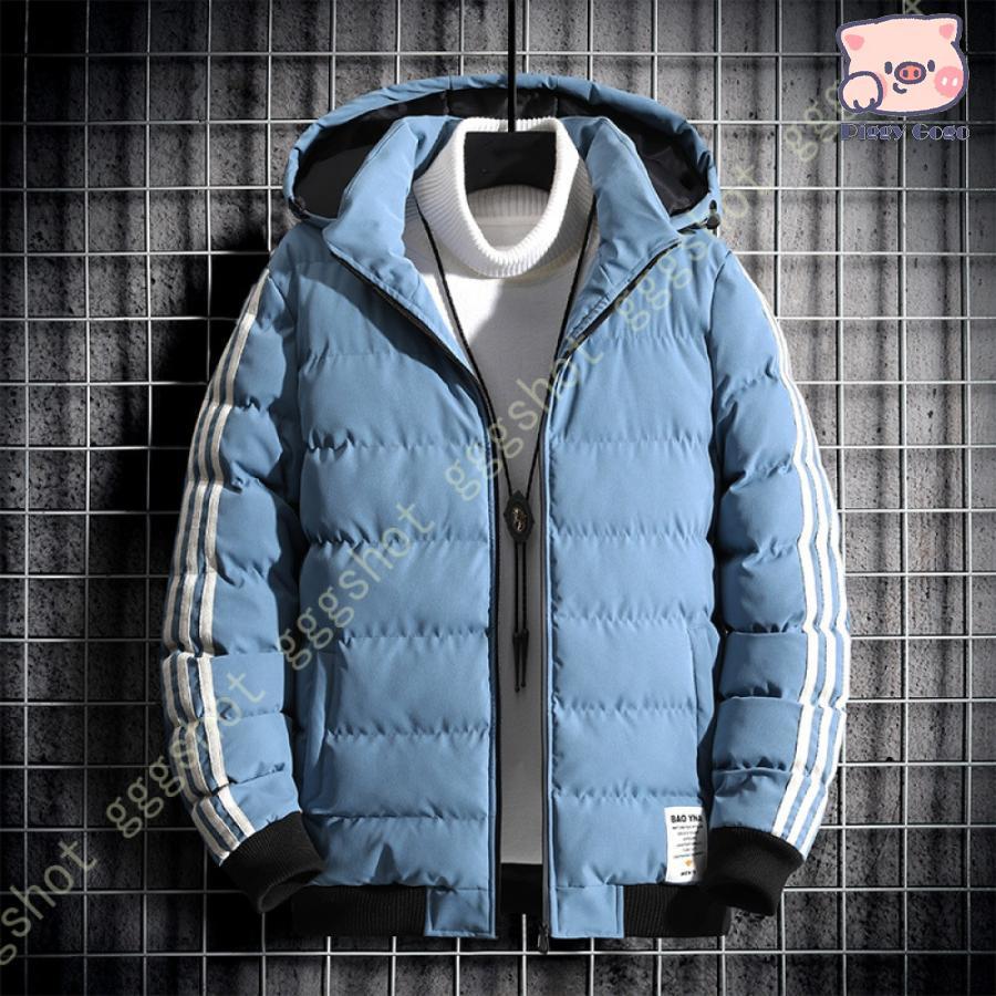 冬の特恵ダウンジャケット メンズ 中綿ジャケット ダウンコート ジャンパー ブルゾン ポケット付き 立ち襟 厚手 アウター 切り替え 韓国 防寒着 軽量 カジュアル