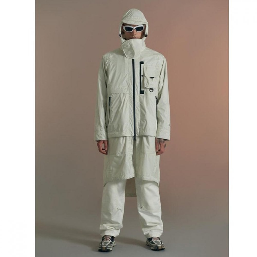 [Bobcat] メソソフトシェル 2WAY ジャケット-アイボリー