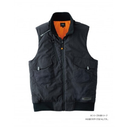 桑和 0474-06 防寒ベスト 4Lサイズ チャコールグレー(23) G.G.