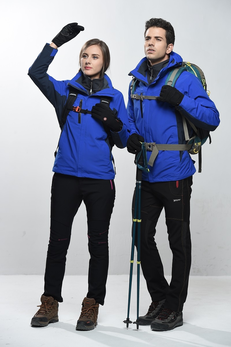 C02 3in1 保温男女通常スポーツウェア　ライナー付き外し可能なアウター 3in1 防水アウトドアジャケット　冷房対策　アウト―レーナ―　暖かいジャケット　メンズジャンバー　ペアジャケット