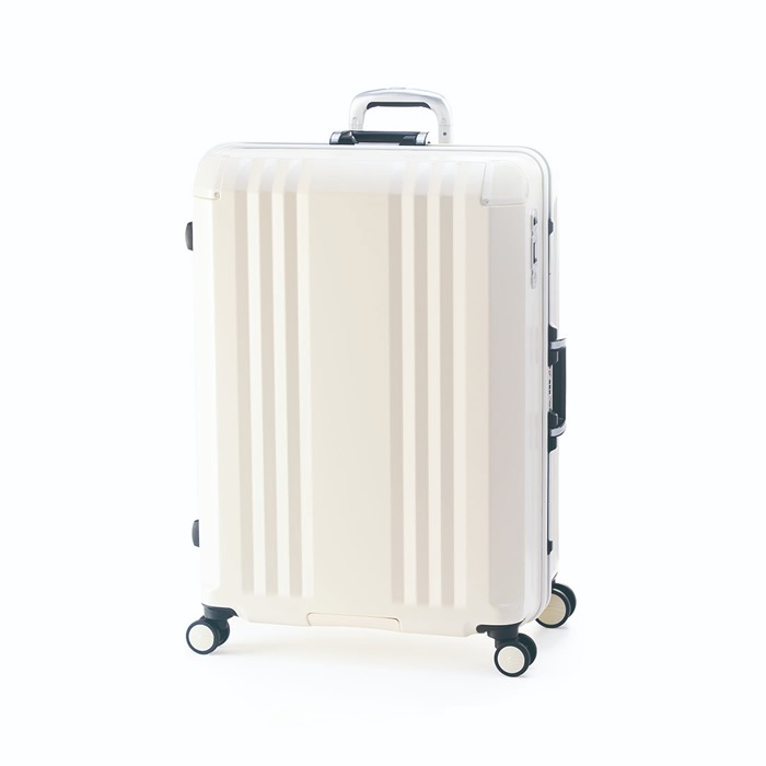 ハードキャリーケース デカかるEdge FRAME 8～10泊 96L ALI-070R-28-VN バニラホワイト