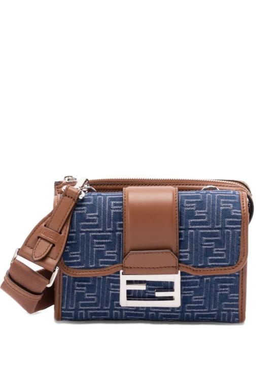 FENDI Men Messenger Bags 7VA649 AUGO F1SCG STONE DARK NUT