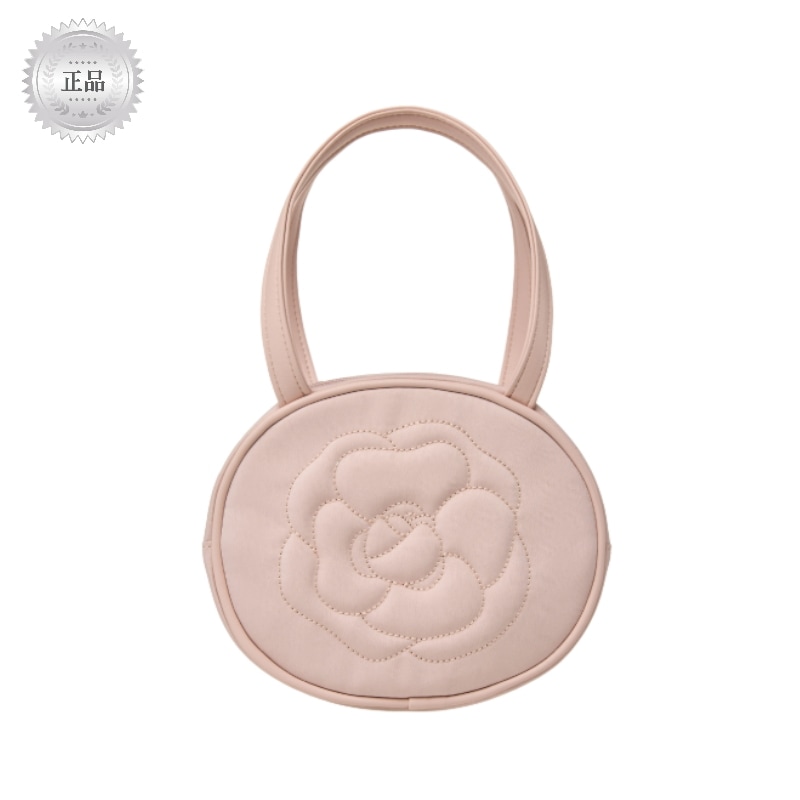 [正規品]1[25SS] ROSE STITCH ROUND BAG-PINK
