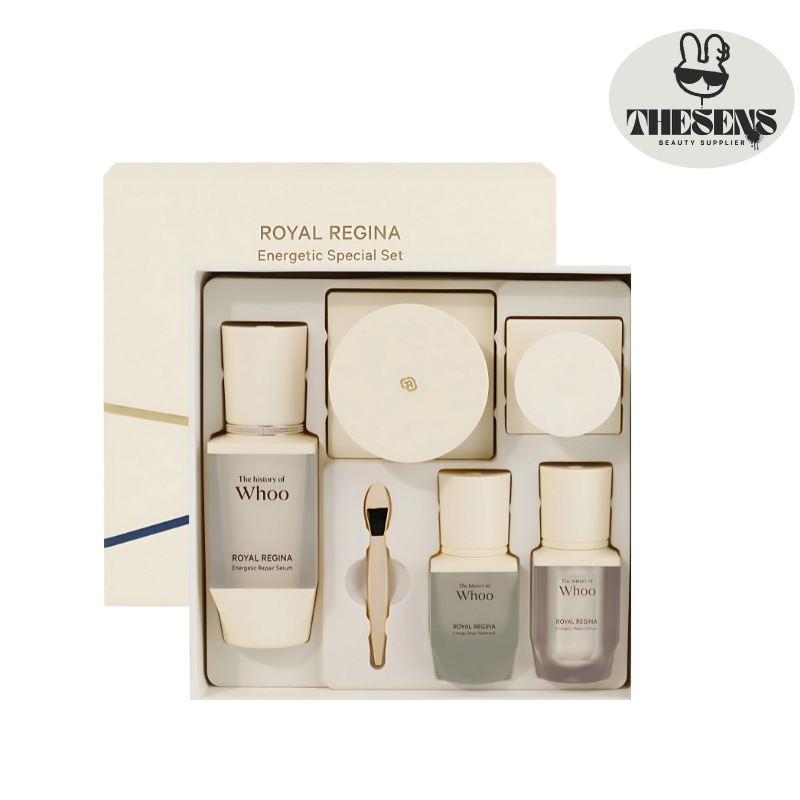 ロイヤル レジナ エナジェティック 2点セット 韓国コスメ 発酵 アイリス エキス アミノ酸バリア ケア 軽いテクスチャー クリーム