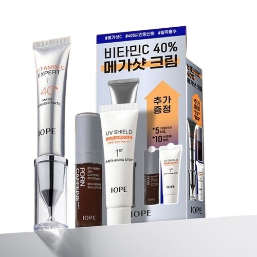 [NEW] アイオペ ビタミンCエキスパート40% マスクコンセントレイト15g企画 （+PDRN5ml +サンアンプル10ml）