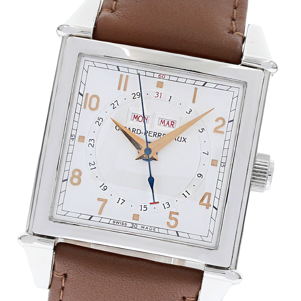 ジラール・ペルゴ GIRARD PERREGAUX 25810-11-151-0 ヴィンテージ 1945 トリプルカレンダー 自動巻き メンズ _837837【中古】