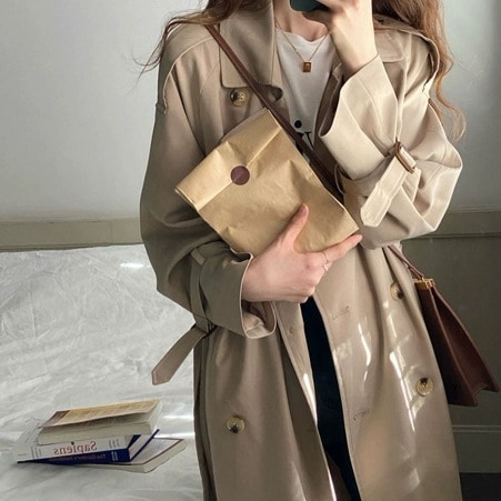 アウター コート ジャケット シャンパー 上着 トレンチコート ミドル丈 袖あり 長袖 ポケット 前開き かわいい 大人可愛い きれいめ シンプル カジュアル 大人 上品 おしゃれ お洒落 大人女子