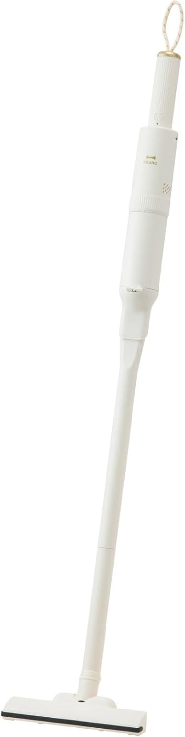 BRUNO ブルーノ 掃除機 スティッククリーナー 軽量 スリム ハンディ コードレス 2way Type-C充電 一人暮らし Ivory アイボリー 白 BOE124-IV