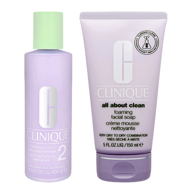 クリニーク クラリファイングローション2 400ml 1個とフォーミング フェーシャル ソープ 150ml のセット