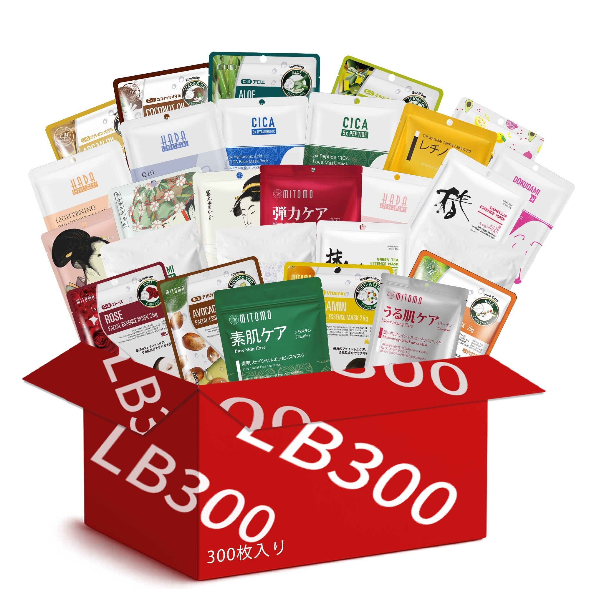 生活 福袋 300枚福袋-うるおい・保湿 大容量 【LBML000300】