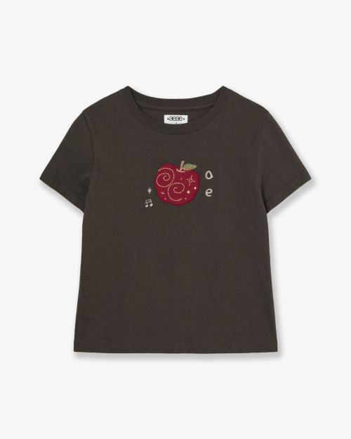 【AEAE】 RINGO TEE [DARK BROWN] 正規品