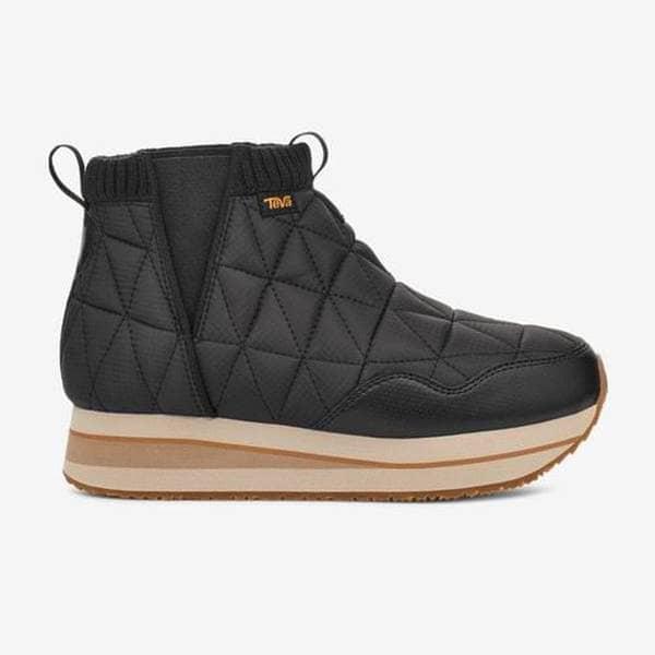 [TEVA] 女性用防寒ブーツ リエンバーミッドプラットフォーム (STVF2436830-BLK)