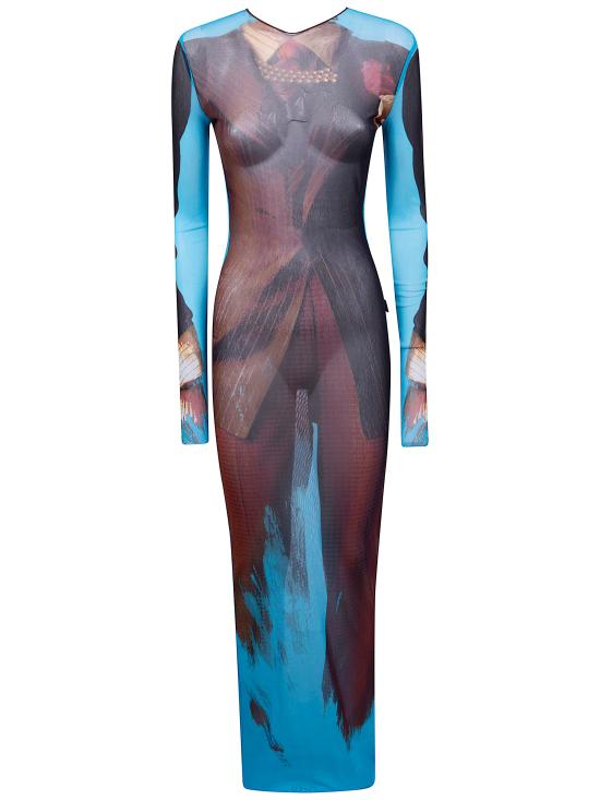 JEAN PAUL GAULTIER Women Long Skirts 26 01 W DR136 M027P 90 MULTICOLOR