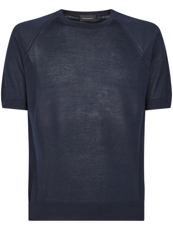 TAGLIATORE Men T-Shirts ARTHURPE PWE26 09BLU387 Blue