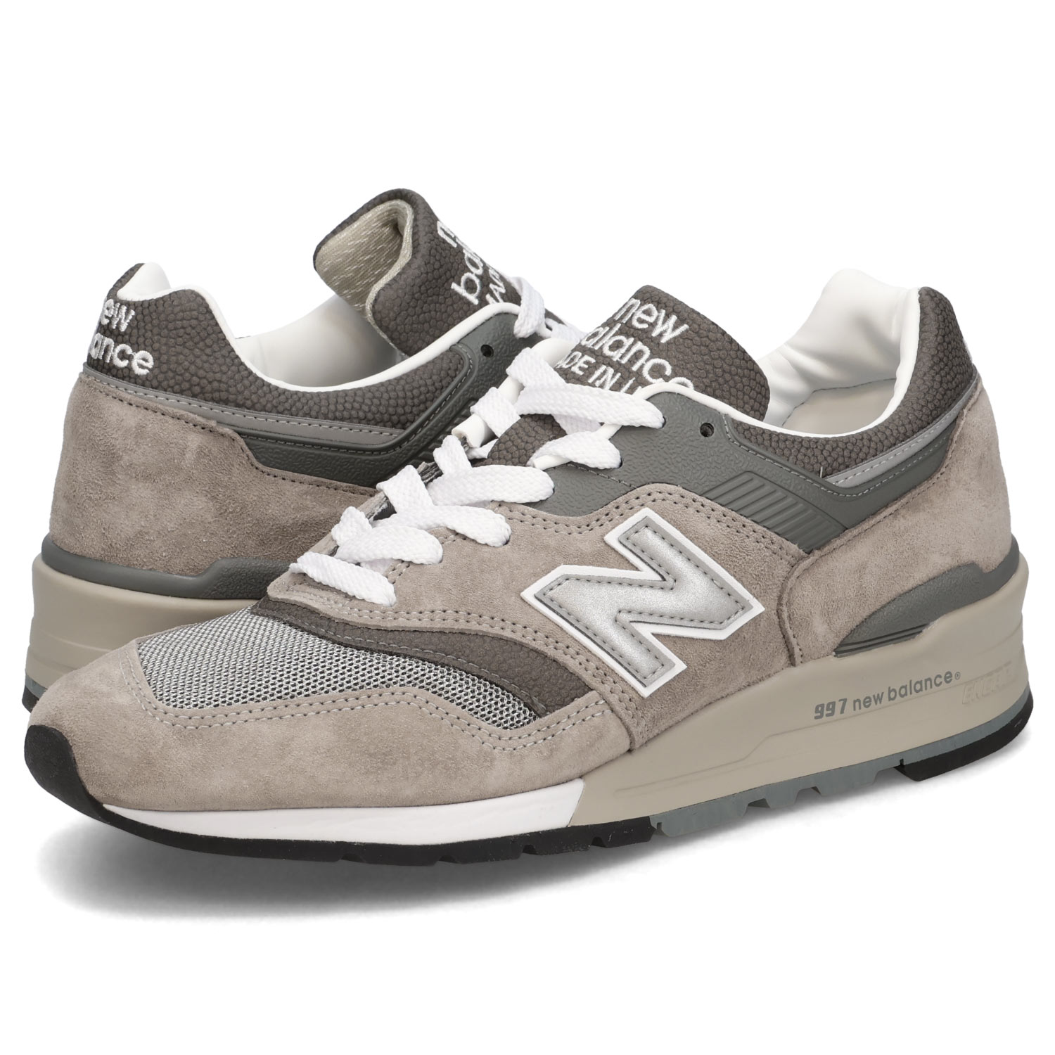 997 スニーカー メンズ グレー U997GY
