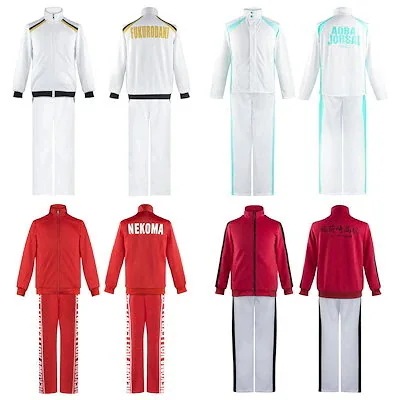 【超お得1つ買うと10個もらえる】贩売促进 2025 男女兼用 アニメハイキュー 烏野 音駒 稲荷崎 青葉城西 白鳥沢 運動服セット上着+ズボン アウタージャージスウェット制服 ハロウィン 学園祭 コ