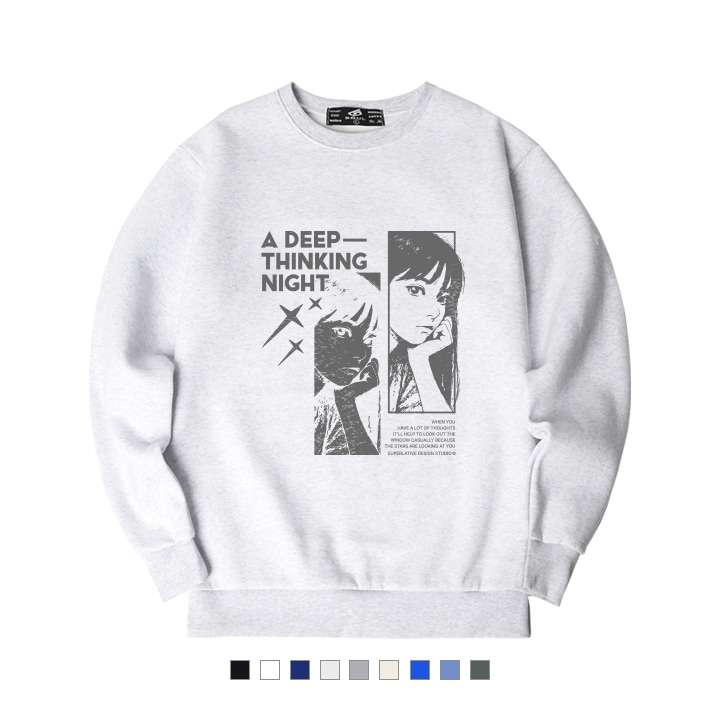 THINK GIR 起毛 マンツーマンTシャツ MTM (SPM4-5SP155)