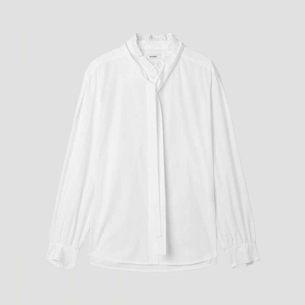 [シーズミス] フリルネックネクタイブラウス_swwblp11050_OW