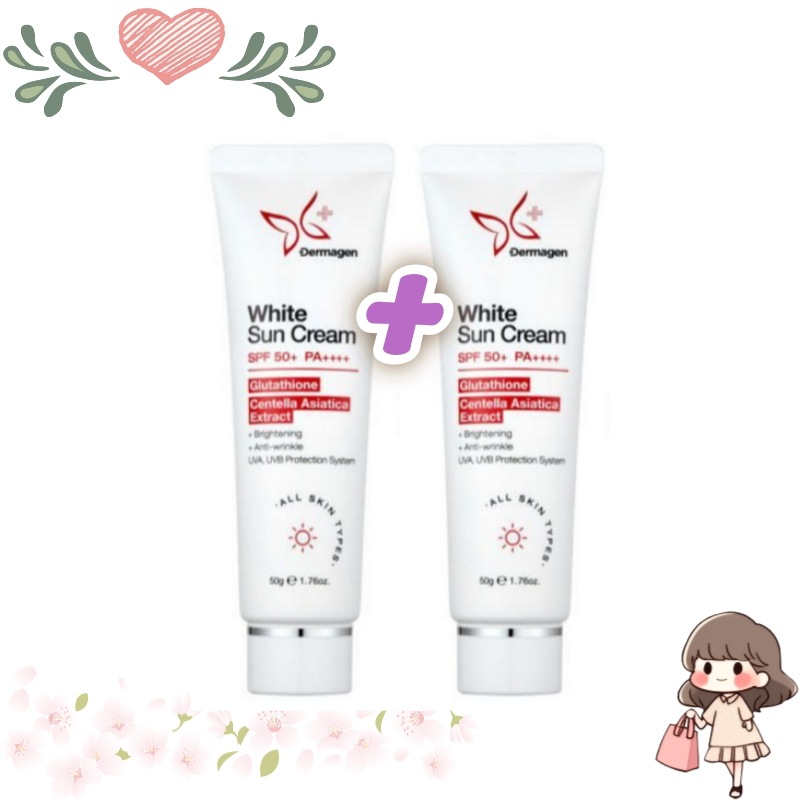 [1+1]低刺激 多機能性ホワイト日焼け止め 50g 2個 / 韓国化粧品/ 人気化粧品/ 鹿/ 水分/ 保湿/ 鎮静/ 美容液/ 保湿 / スキンケア / 敏感肌/ スキンケア / 保湿クリーム
