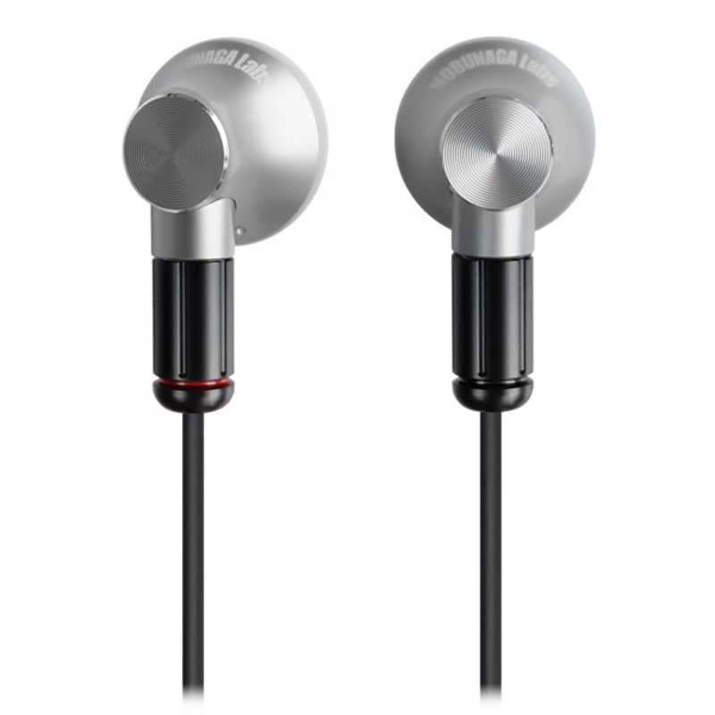 NOBUNAGA　インナー型イヤホン 鶯(うぐいす) シルバー　NLN-UGS-SV