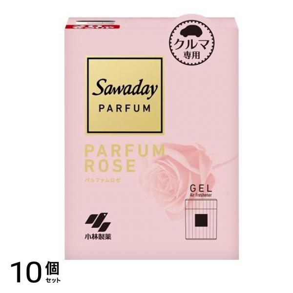 サワデー Sawadayクルマ専用ゲル パルファムロゼ 110g 10個セット