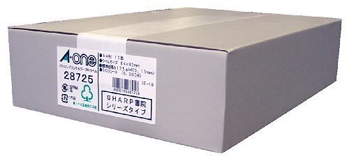 パソコン＆ワープロラベル SHARP 28725 00035642ラベル・ステッカー