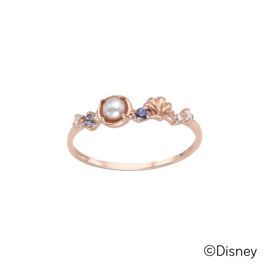 LLOYD製作10日【ロイドXプリンセスコラボ】人魚姫10K GOLDリング（LRT17126T）