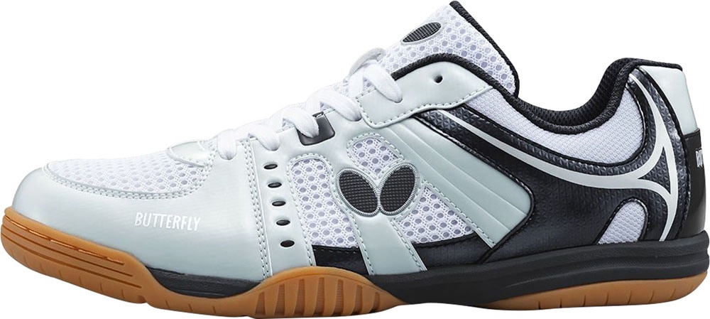 バタフライ BUT-93680-278-24.5 卓球シューズ（男女兼用）（ブラック・サイズ：24.5cm） BUT93680278245
