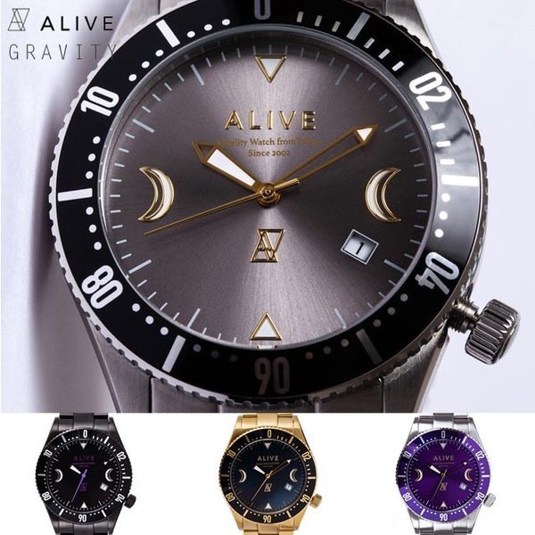 アライブ 腕時計 アライヴ　ALIVE WATCH 時計 watch　男女 ALIVE ATHLETICS GRAVITY グラビティ　グラヴィティ