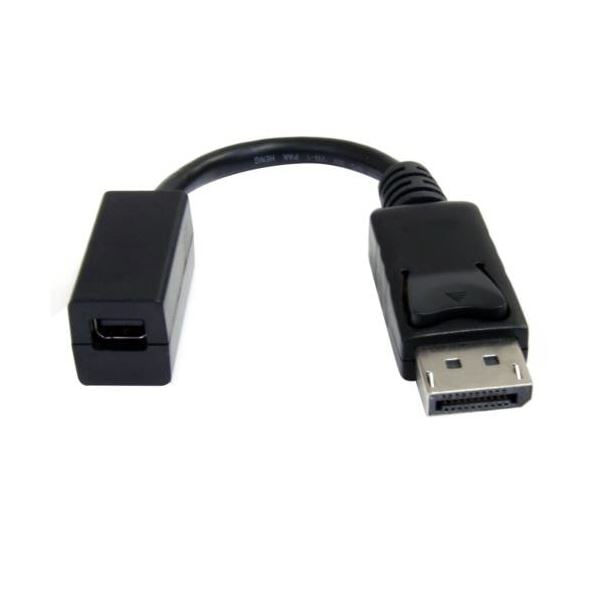 （まとめ） StarTech.com DisplayPort-Mini DisplayPort変換ケーブル 15cm ブラックDP2MDPMF6IN 1個 [x3セット]