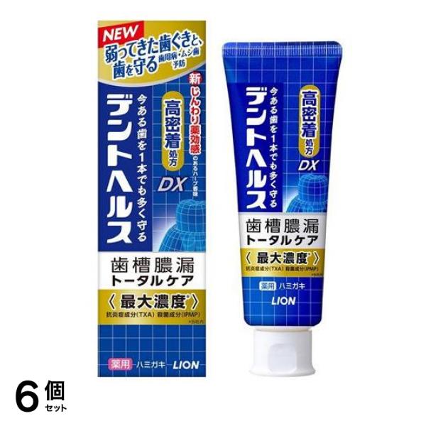 デントヘルス 薬用ハミガキ DX 85g 6個セット