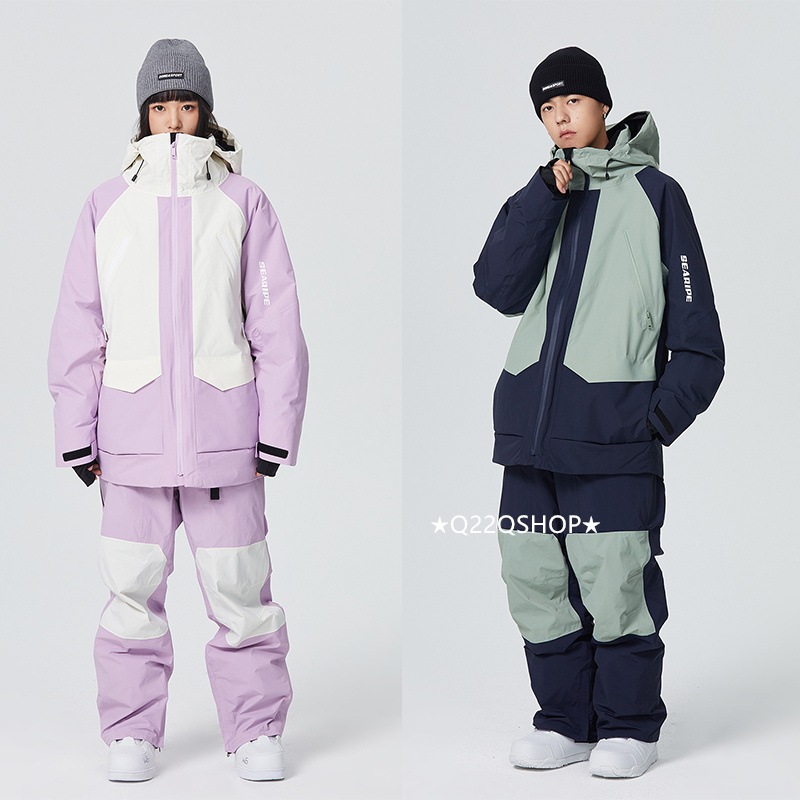 スノボウェア 2024 2025 上下セット メンズ レディース パンツズボン アウター ジャケット セットアップ ウィンタースポーツ スノーボードウェア スキーウェア スノーウェア 防水防寒着韓国風