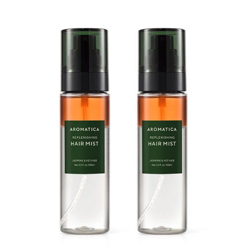 アロマティカリフレニシングヘアミスト100ml x 2水分保湿栄養柔らかいしっとりとツヤのあるヘアケアプレゼント