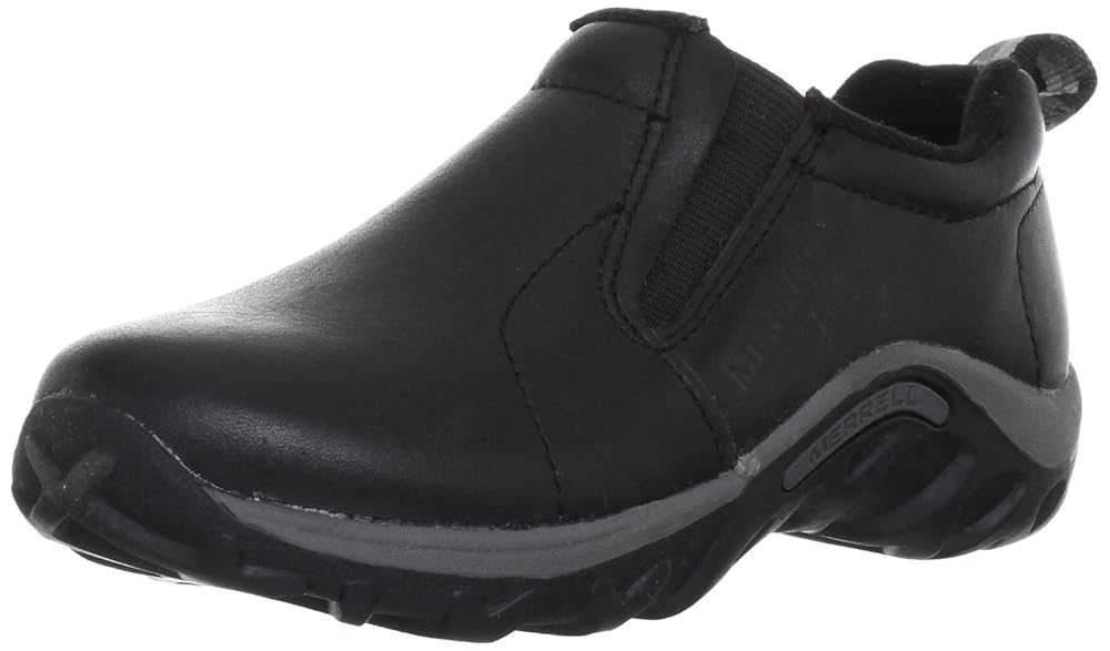 MERRELL メレル ボーイズ Jungle Moc Leather Kidsスニーカージャングルモックレザーキッズ ブラック 19.0cm 2E