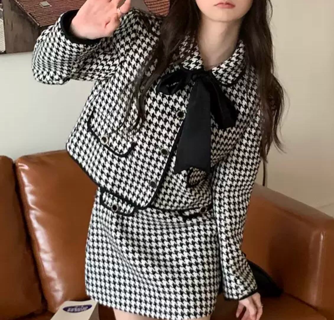 【送料無料】レディース セットアップ スーツ ジャケット + スカート 2点セット 上下セット 1