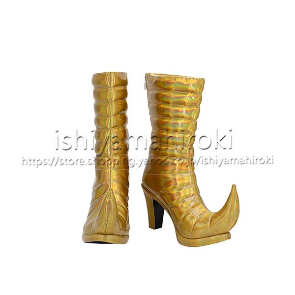 ジョジョの奇妙な冒険 風 ディオ・ブランドー (DIO) 女性化コスプレ衣装 cosplay 靴 ブーツ 変装 クリスマス 祭り