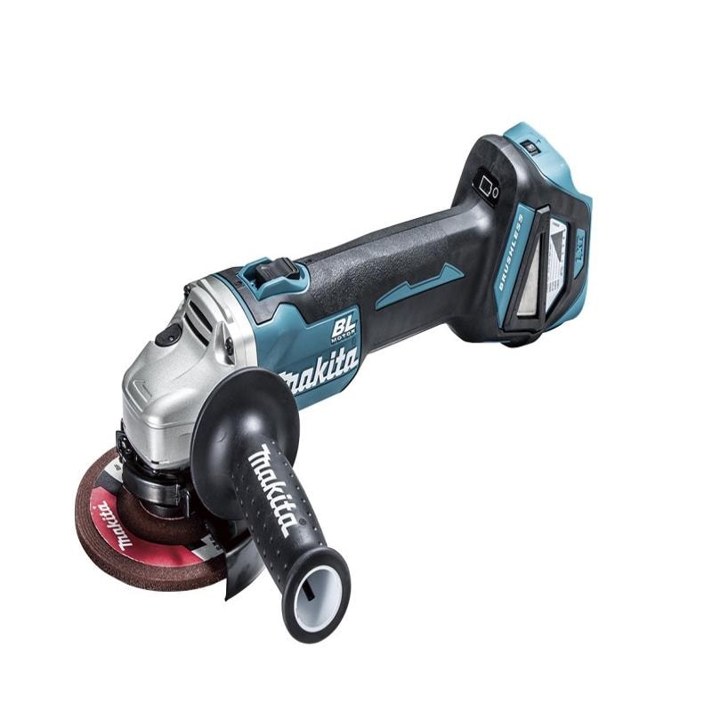 マキタ ディスクグラインダ18V 125mm 無線連動集塵対応/スライドスイッチ型 バッテリ充電器別売 GA512DZ