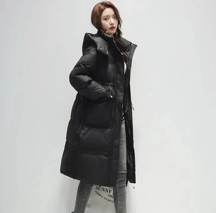 ダウンコート レディース ロング 秋冬 20代 30代 40代ベンチコートダウンジャケットフード付き スタンドカラー着痩せ 大きいサイズ 黒ブラック ベージュ 厚手 防寒 冬服 アウター 羽織今日は3